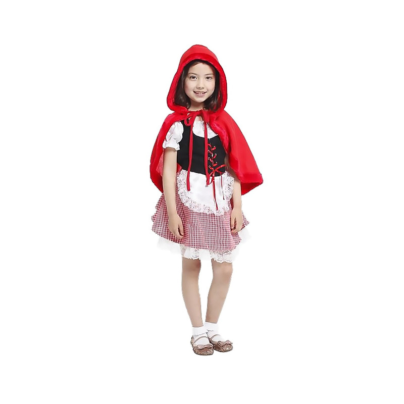 تن پوش گیفت تاور مدل شنل قرمزی دخترانه سایز L