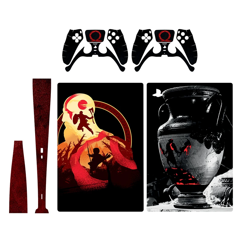   برچسب کنسول بازی پلی استیش 5 دیجیتال توییجین وموییجین مدل god of war 05 مجموعه 6 عددی 