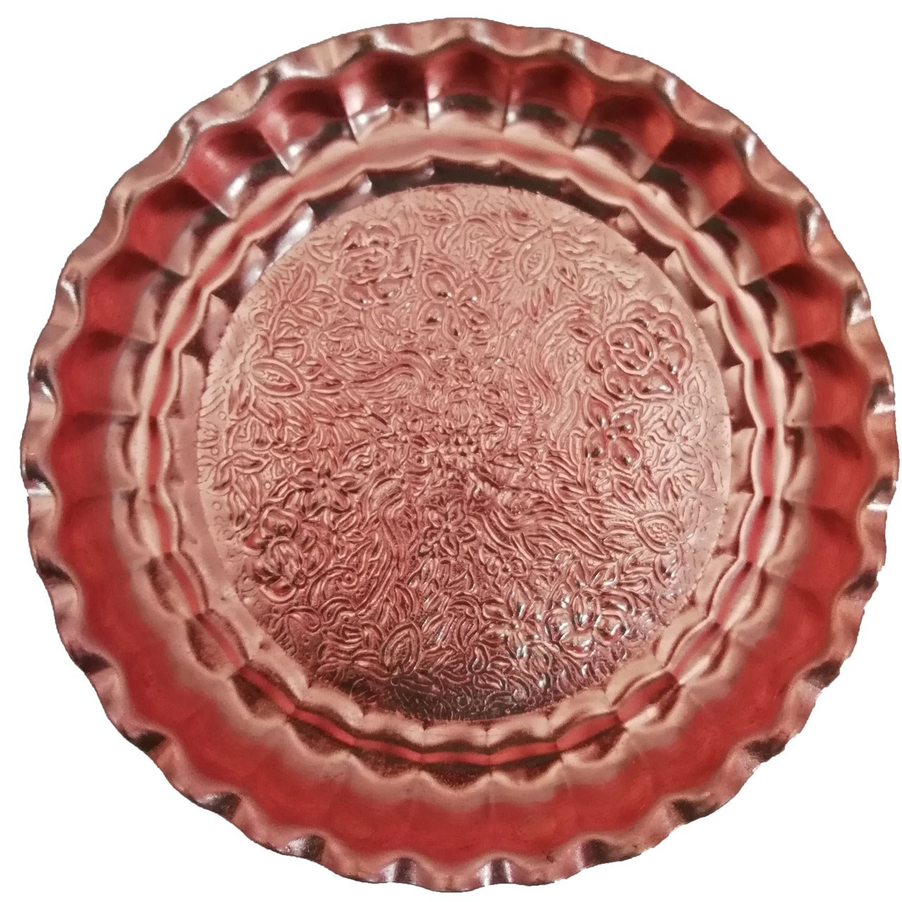 سینی مسی  کد AL-80040091 قطر 24 سانتی متر