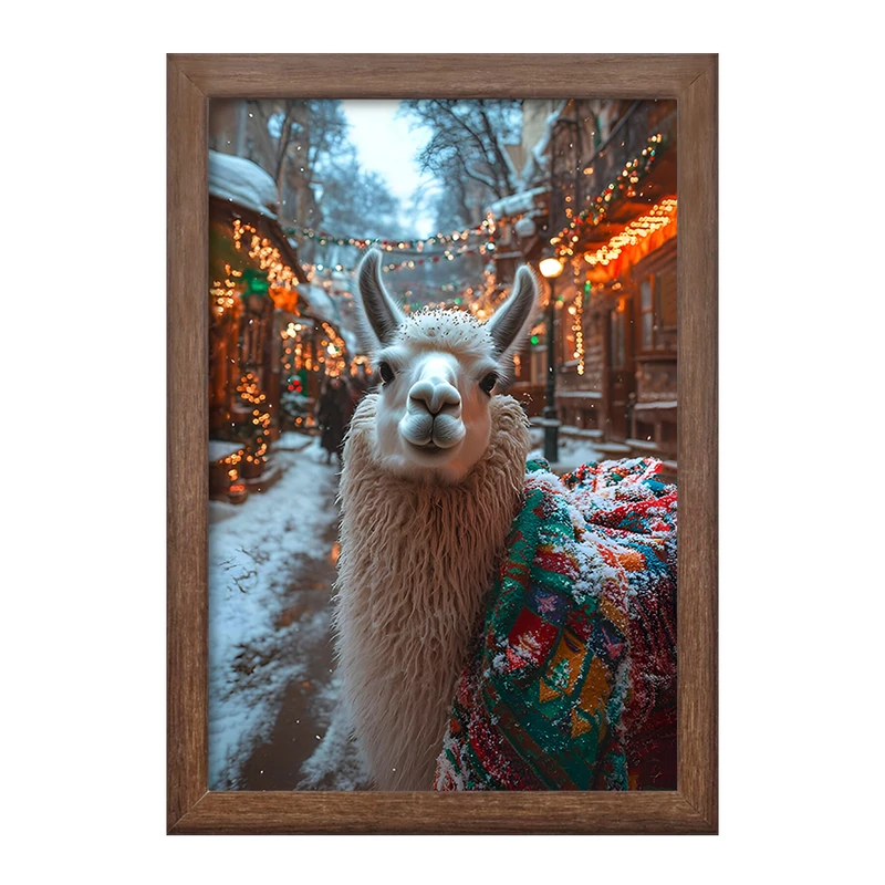 تابلو خندالو طرح لاما کد F8566