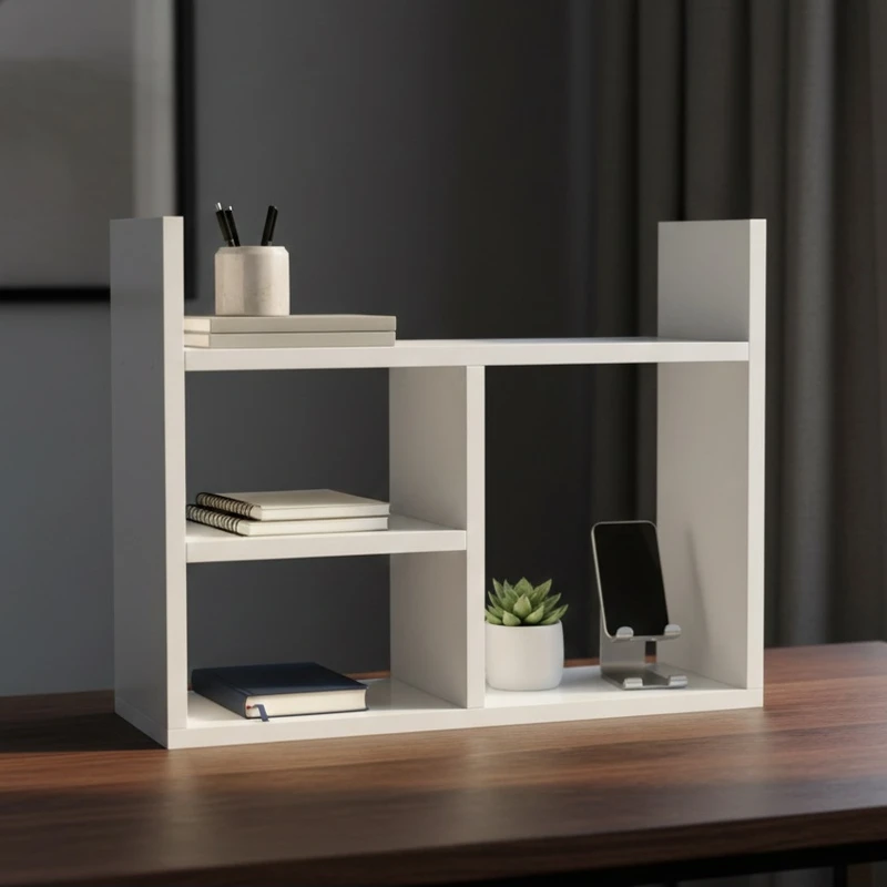 کتابخانه رومیزی سه طبقه داچوب مدل کارا کد ۱۶