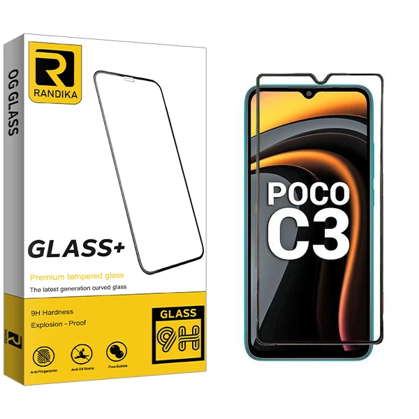 محافظ صفحه نمایش راندیکا مدل RK مناسب برای گوشی موبایل شیائومی Poco C3