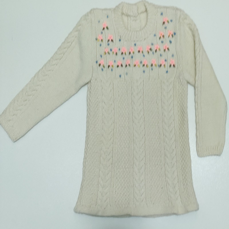 پیراهن بافت دخترانه  مدل 38