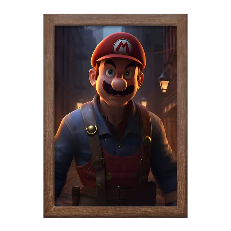 تابلو خندالو طرح سوپر ماریو (Super Mario) کد F8997