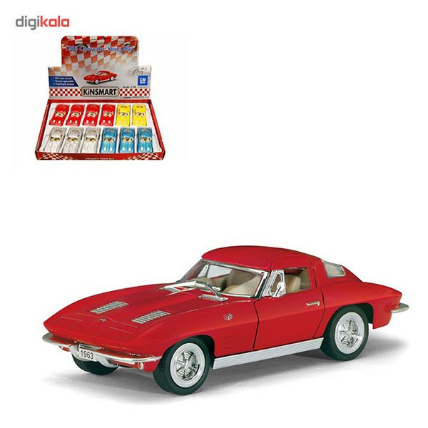 ماشین بازی کینزمارت مدل Corvette Sting Ray 1963