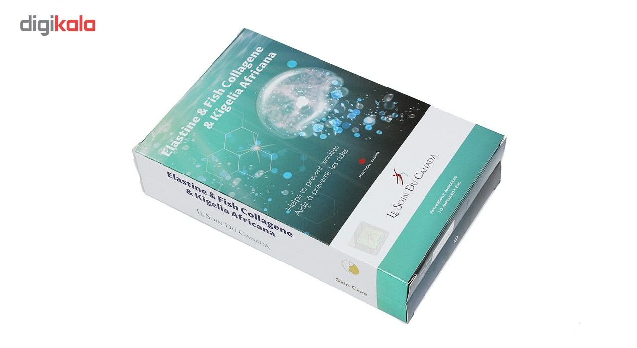 سرم ضد چروک پوست لوسوئن مدل Elastin Collagen حجم 20 میلی لیتر بسته 10 عددی