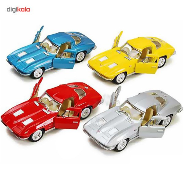 ماشین بازی کینزمارت مدل Corvette Sting Ray 1963