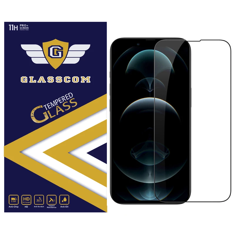 محافظ صفحه نمایش گلس کام مدل GC-I13PM مناسب برای گوشی موبایل اپل iPhone 13 Pro Max