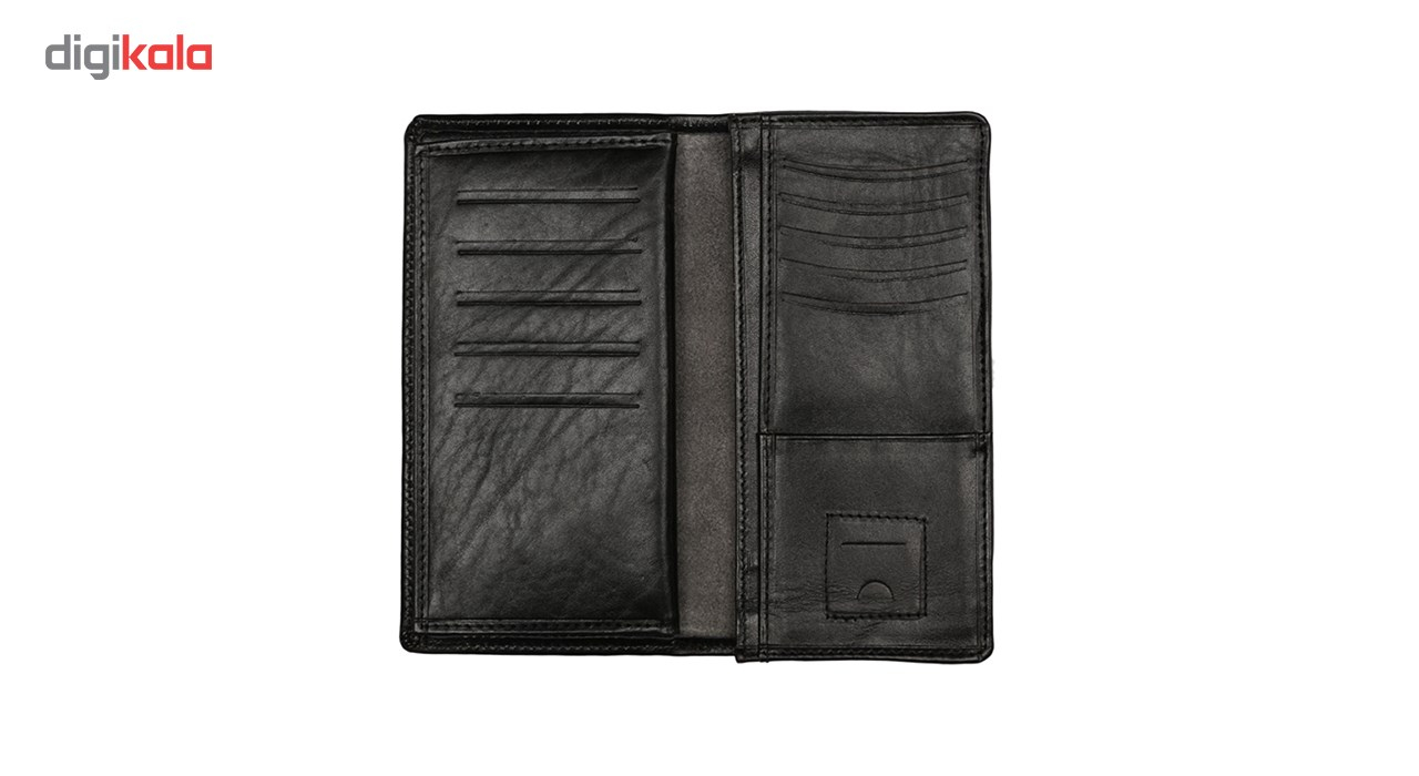 کیف پول سه لت رویال چرم کد M5-Black