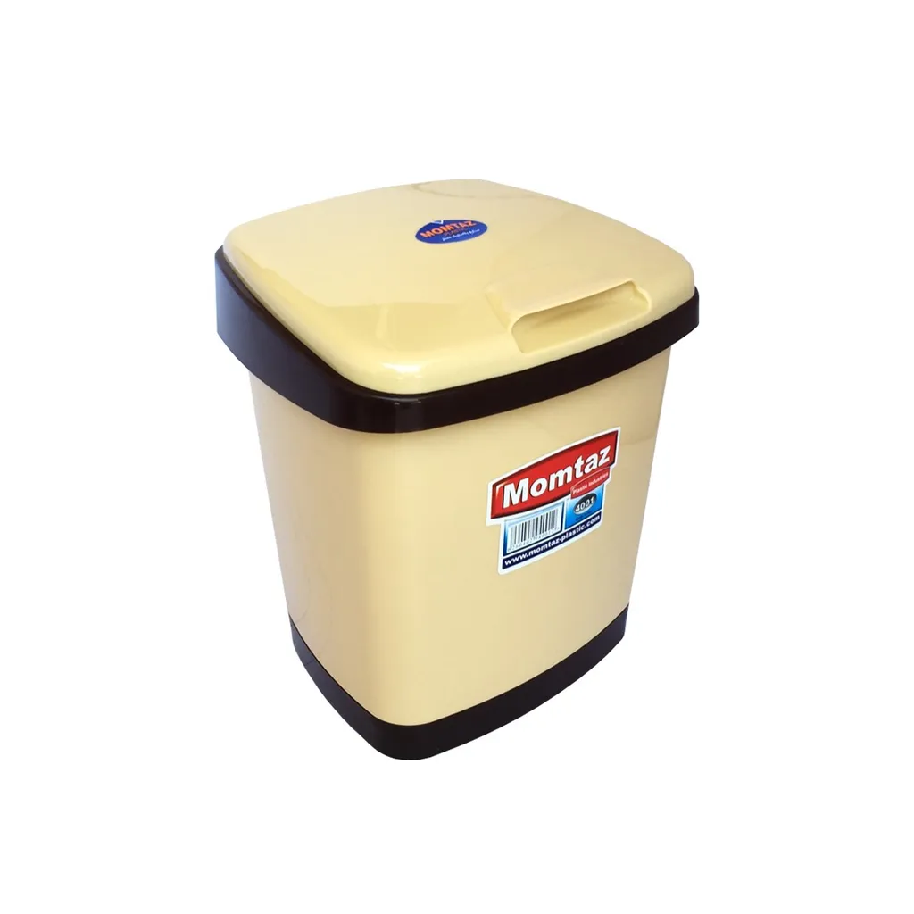 سطل زباله ممتاز پلاستیک مدل 4001 ظرفیت 5 لیتری