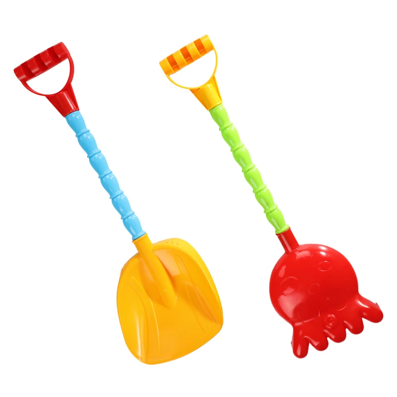 ست اسباب بازی کمپینگ ساحلی مدل بیل و شن کش مجموعه دو عددی