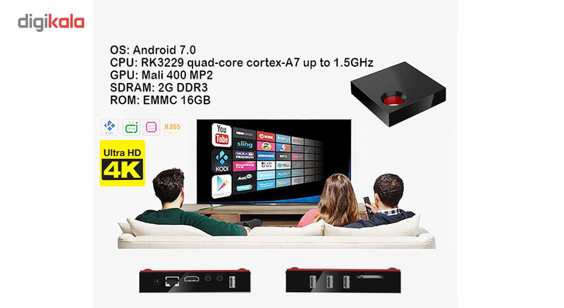 اندروید باکس 16گیگا بایت مدل Q1