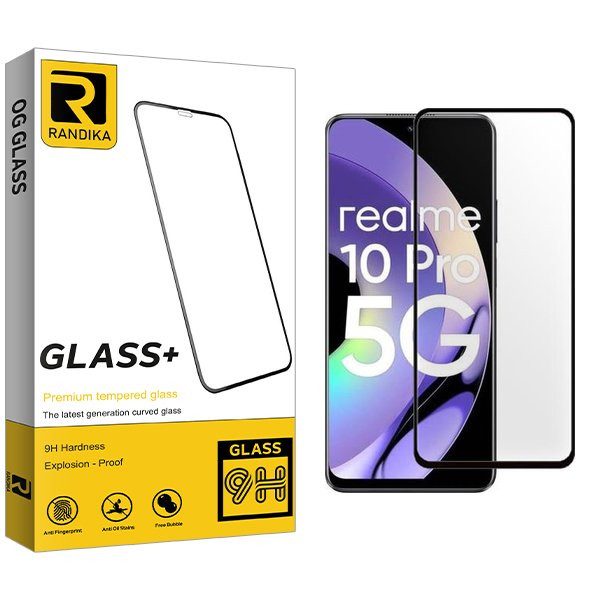 محافظ صفحه نمایش شیشه ای راندیکا مدل RK مناسب برای گوشی موبایل ریلمی 10 Pro 5G
