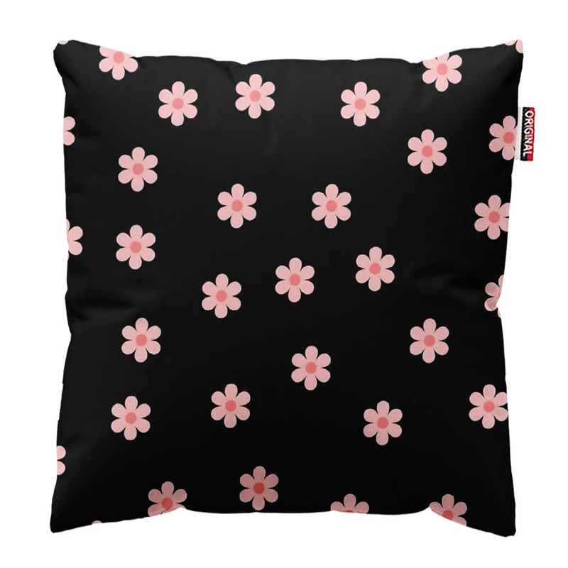 کوسن پاد آفرین طرح گل کد 3250 سایز 30*30 سانتی متر