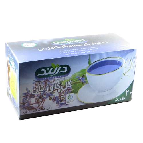 دمنوش گیاهی گل گاوزبان دربند مدل Borage بسته 20 عددی