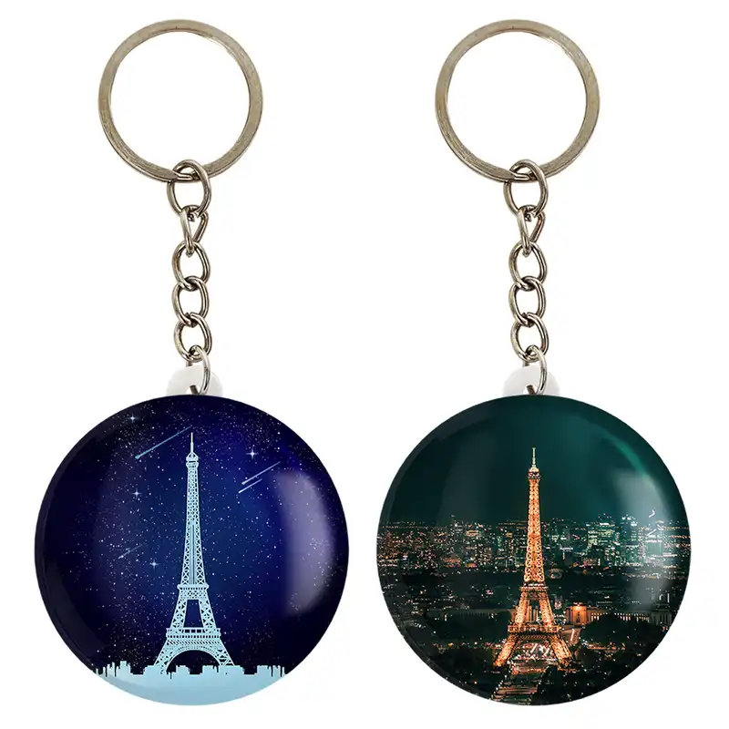 جاکلیدی خندالو مدل برج ایفل کد 2074120745 مجموعه 2 عددی