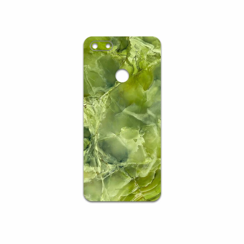 برچسب پوششی ماهوت مدل Green Crystal Marble مناسب برای گوشی موبایل موتورولا Moto E6 Play