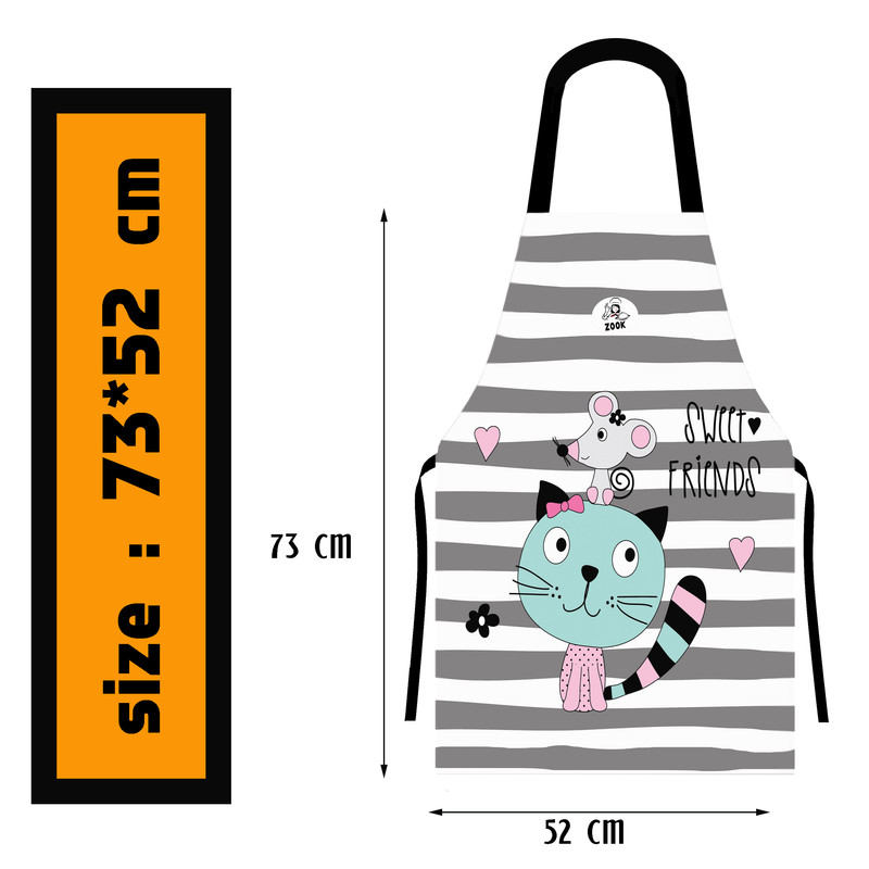 پیشبند آشپزخانه زوک کد 012 پیشبند آشپزخانه زوک کد 012