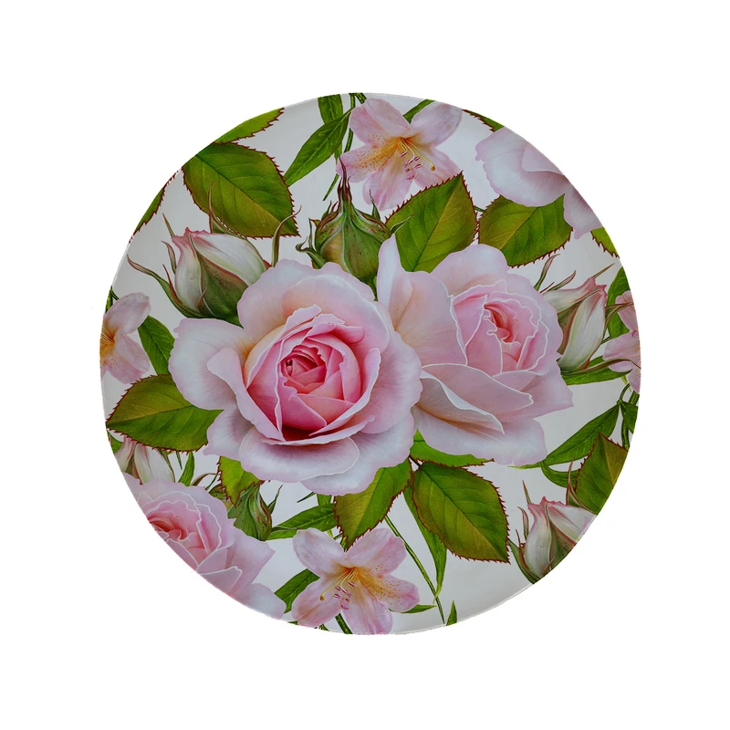 پادری مدل دایره طرح گل کد 5873 سایز 90 × 90 سانتی متر 