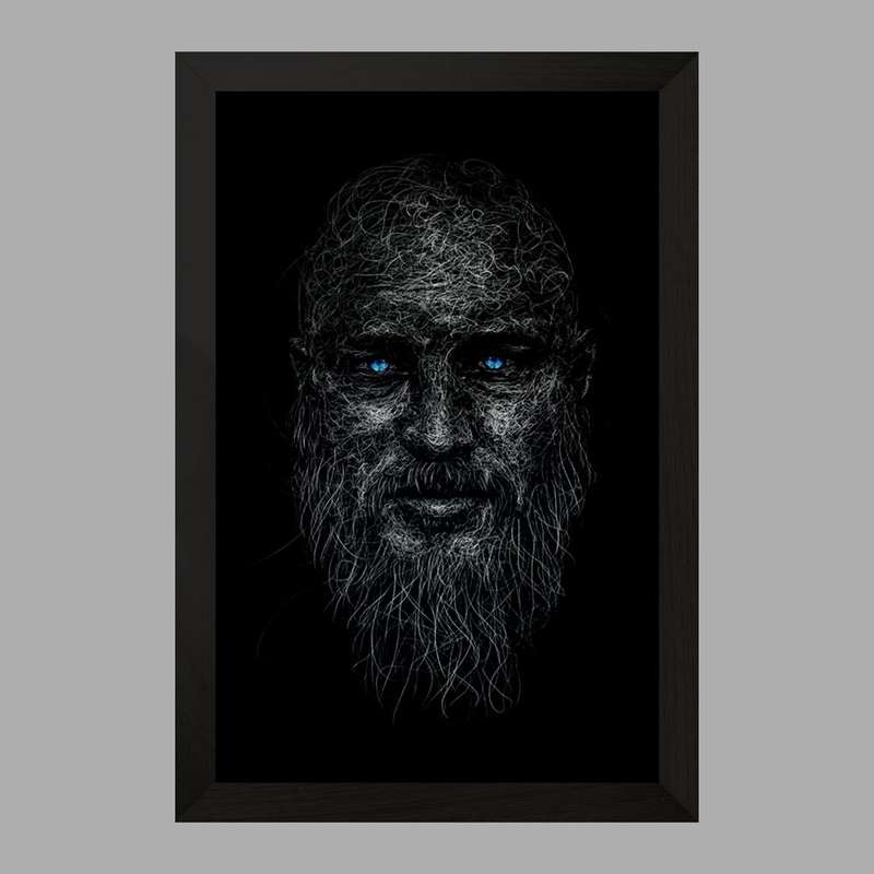 تابلو خندالو مدل رگنار سریال وایکینگ ها Vikings کد 29125