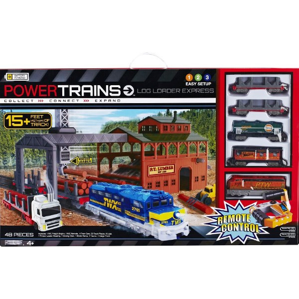 ست قطار حمل الوار جکس پسفیک مدل Delux RC Timber Transport Hub