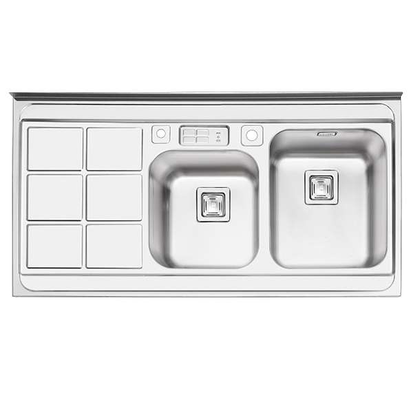 سینک ظرفشویی ایلیا استیل مدل 1065 روکار