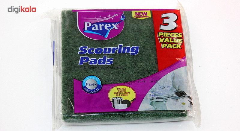 اسکاچ پاک کننده سطوح سخت پرکس مدل Scouring Pads بسته 6 عددی اسکاچ پاک کننده سطوح سخت پرکس مدل Scouring Pads بسته 6 عددی