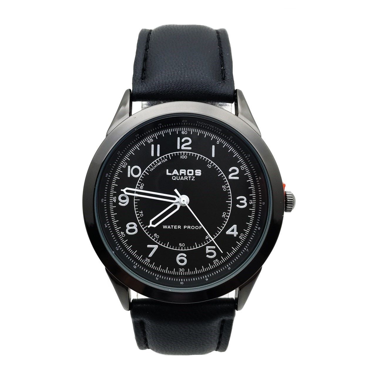 ساعت مچی عقربه ای مردانه لاروس مدل80047S-Black به همراه جاسوییچی طرح ابزار -  - 1
