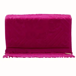 حوله دستی آذرریس مدل گل سایز 75×40 سانتی متر