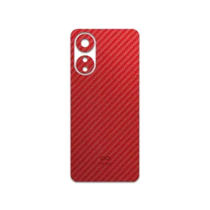 MAHOOT Red-Fiber Cover Sticker for Oppo A78 4G