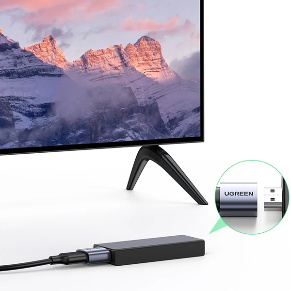 عکس شماره 7 : مبدل افزایش طول hdmi یوگرین مدل hd159-90592