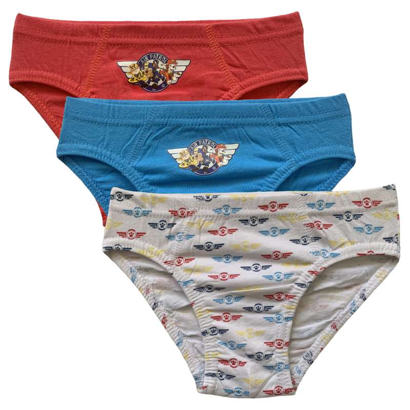 شورت پسرانه طرح Paw Patroll کد FF-383 بسته 3 عددی