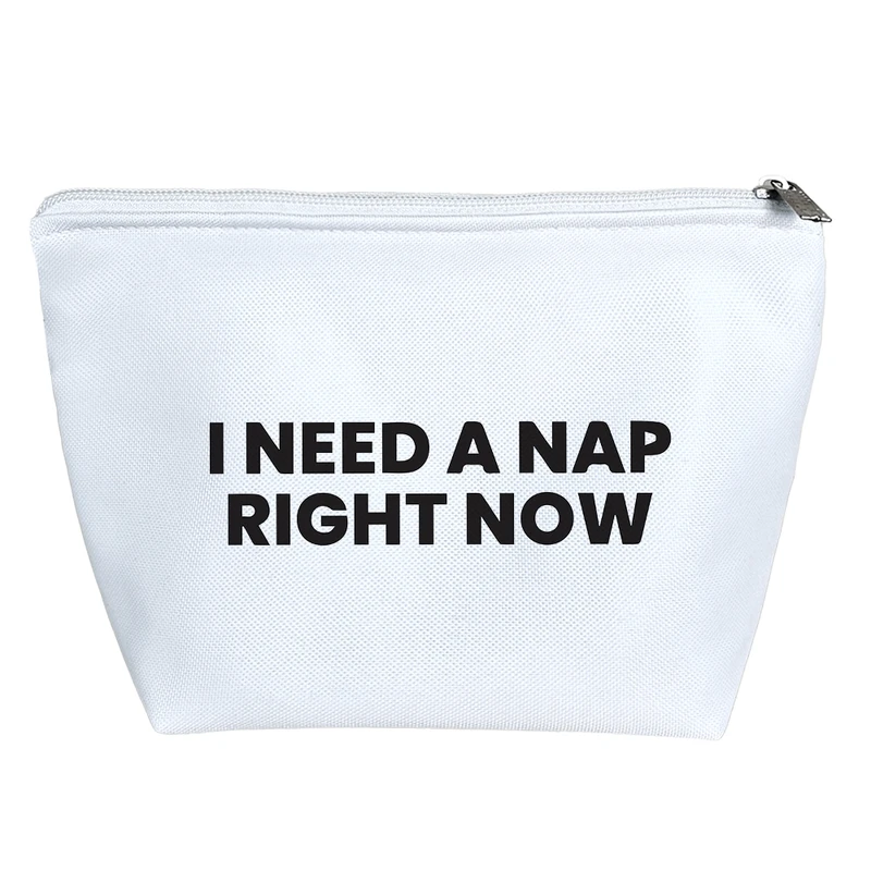 کیف لوازم آرایش دخترانه خندالو مدل I Need A Nap Right Now کد 6545