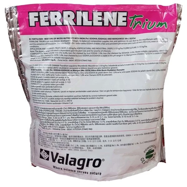 کود پودری تغذیه کننده و جلوگیری کننده کمبود آهن والگرو مدل فریلن تریوم وزن 1 کیلوگرم