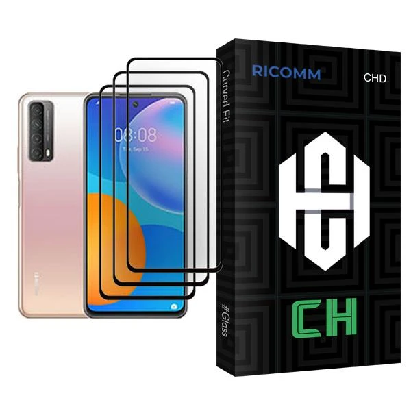 محافظ صفحه نمایش ریکام مدل CH Glass MIX003 مناسب برای گوشی موبایل هوآوی Y7a بسته سه عددی