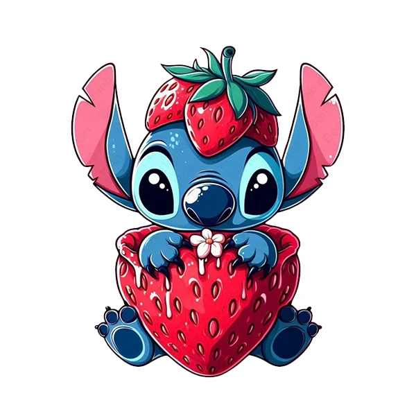 استیکر پارچه و لباس پاد آفرین طرح کارتونی استیچ کد 393