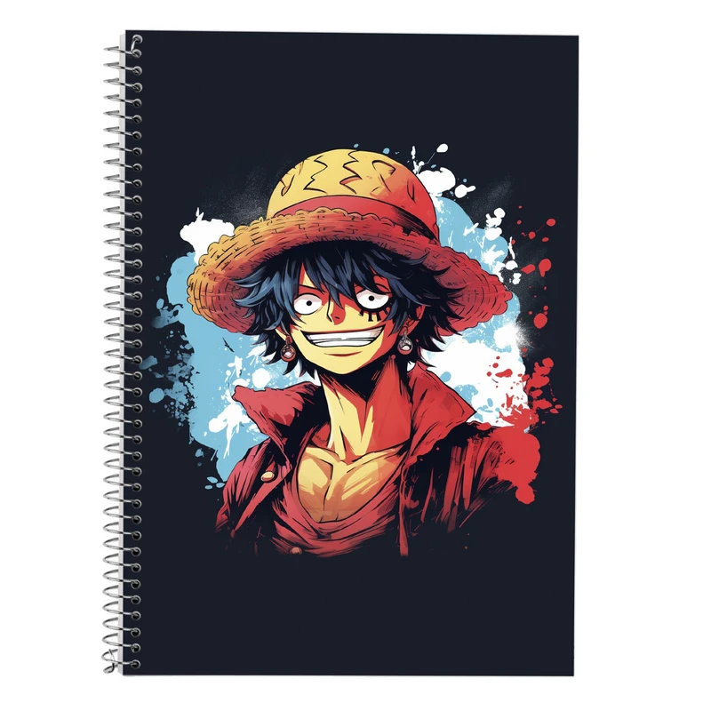 دفتر زبان 50 برگ مدوپد مدل سه خط طرح وان پیس One Piece کد DF11477