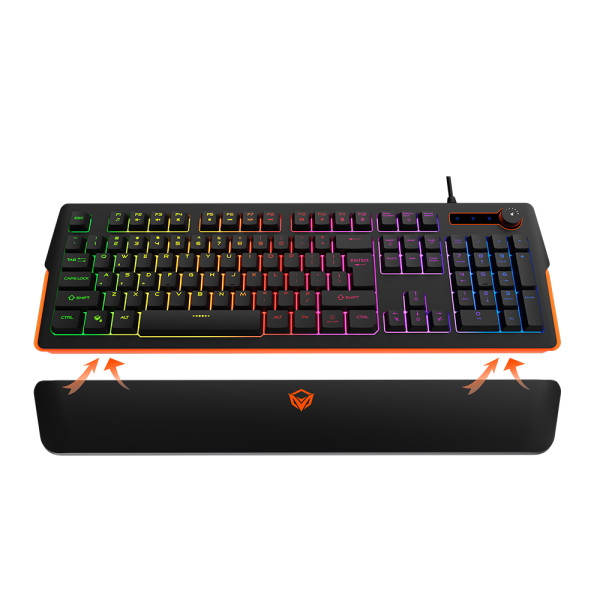 کیبورد مخصوص بازی میشن مدل MT-K9520 3 در وبزینر کیبورد مخصوص بازی میشن مدل MT-K9520