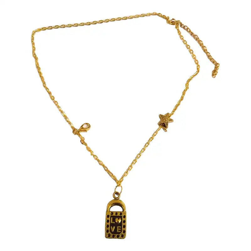 پابند زنانه مدل قفل و ستاره