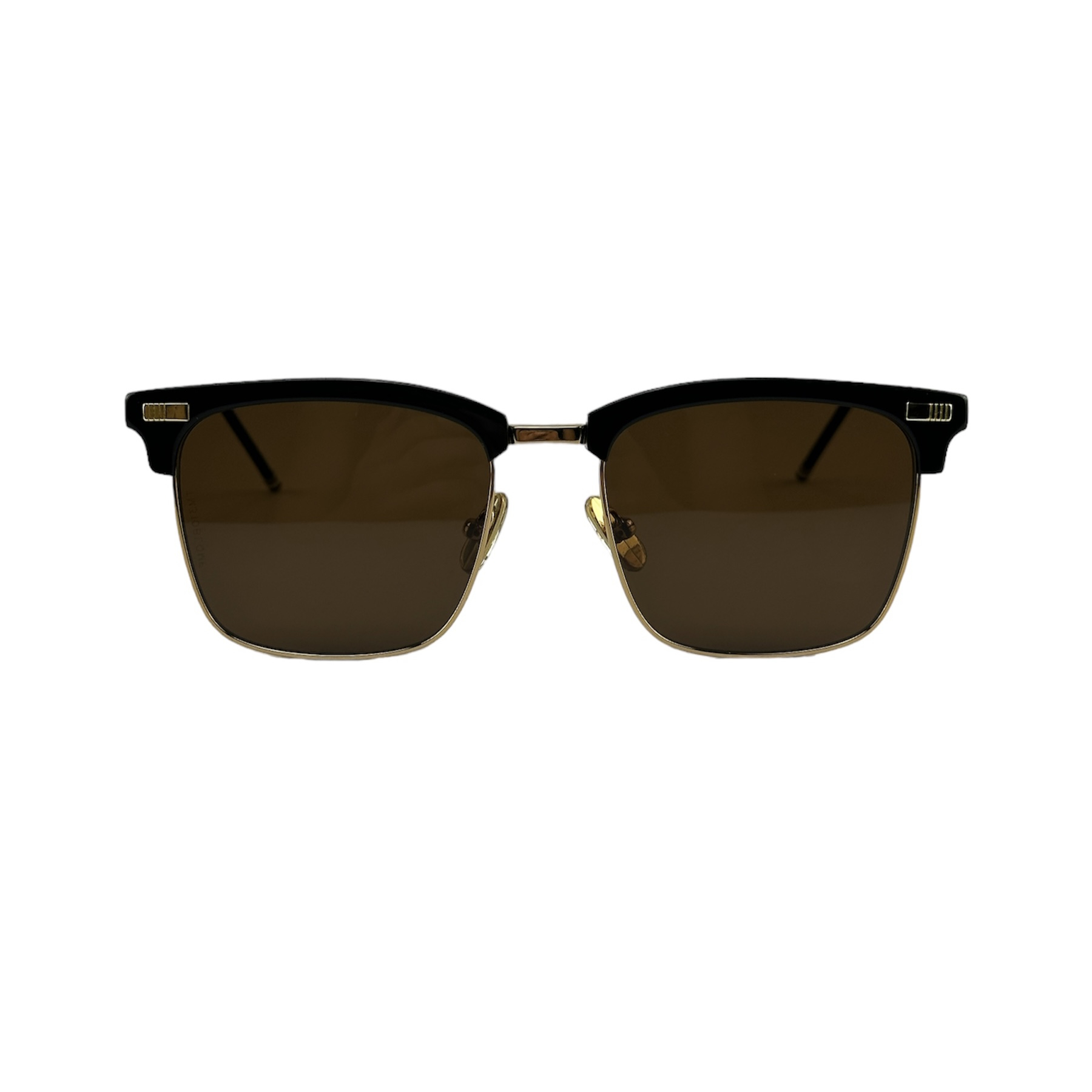 عینک آفتابی تام براون مدل TB-711-A-BLK-GLD-52