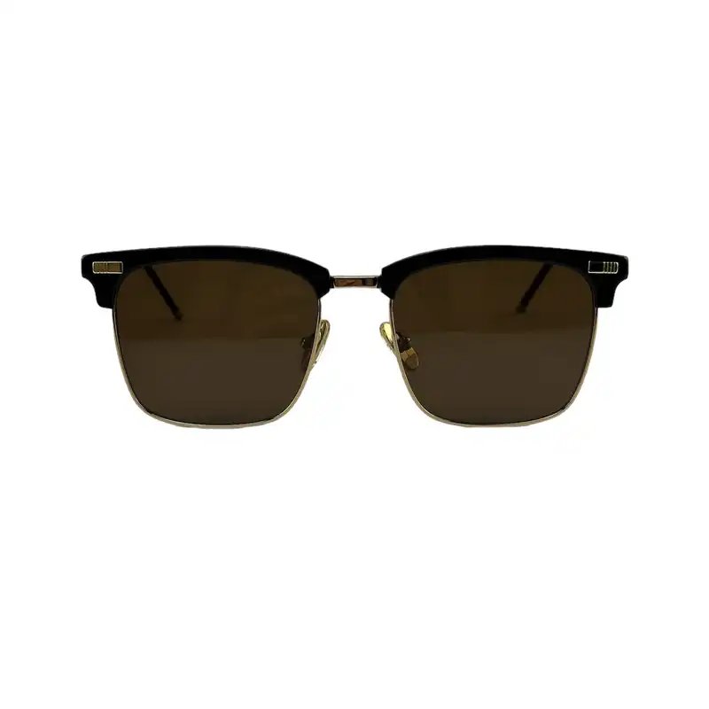 عینک آفتابی تام براون مدل TB-711-A-BLK-GLD-52