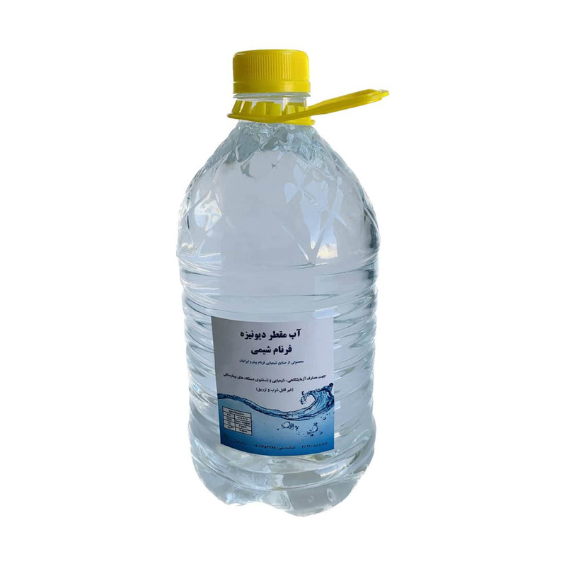 آب مقطر فرنام شیمی مدل دیونیزه حجم 4000میلی لیتر