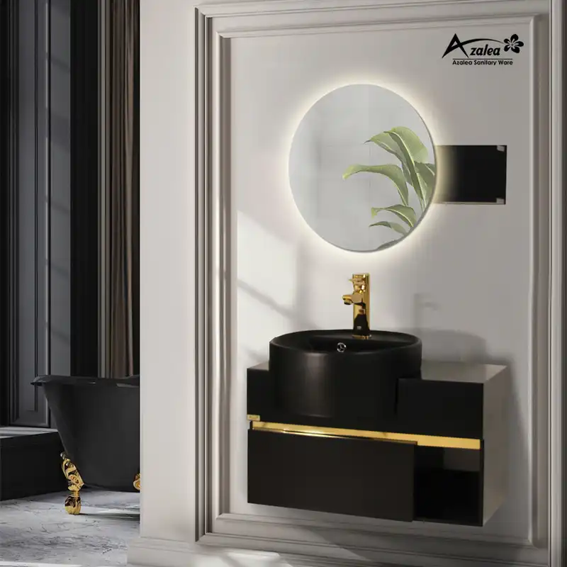 ست کابینت و روشویی آزالیا مدل Milana70BC2