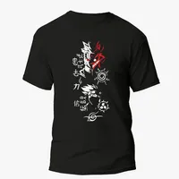 تی شرت آستین کوتاه مردانه مدل انیمه ای ناراتو anm114