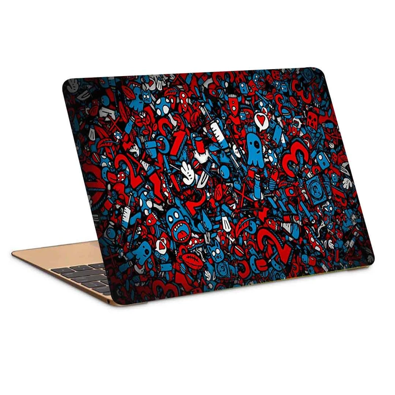 استیکر لپ تاپ طرح grafitti pattern 10کد c-327مناسب برای لپ تاپ 15.6 اینچ