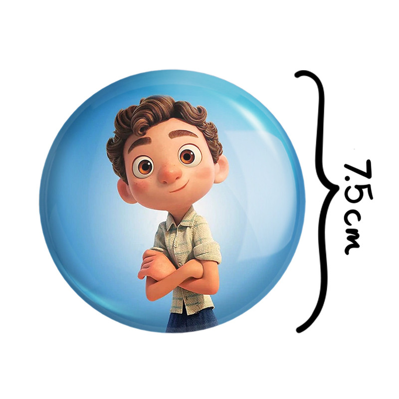 آینه جیبی خندالو طرح انیمیشن لوکا Luca مدل تاشو کد 4530