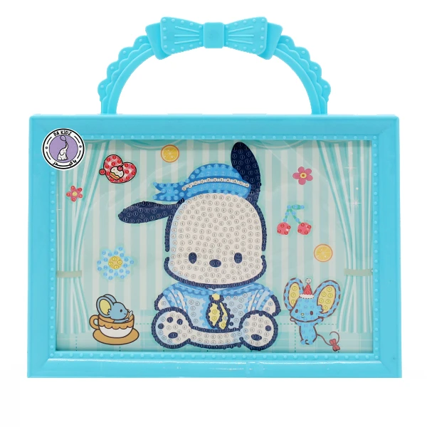 بازی آموزشی باکیدز مدل نقاشی الماسی قاب دار دسته دار طرح پوکاچو