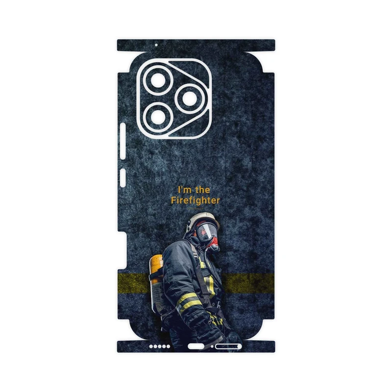 برچسب پوششی ماهوت مدل Firefighter-FullSkin مناسب برای گوشی موبایل آنر 400 Lite