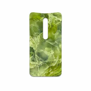 MAHOOT Green Crystal Marble Cover Sticker for Motorola Moto X Style