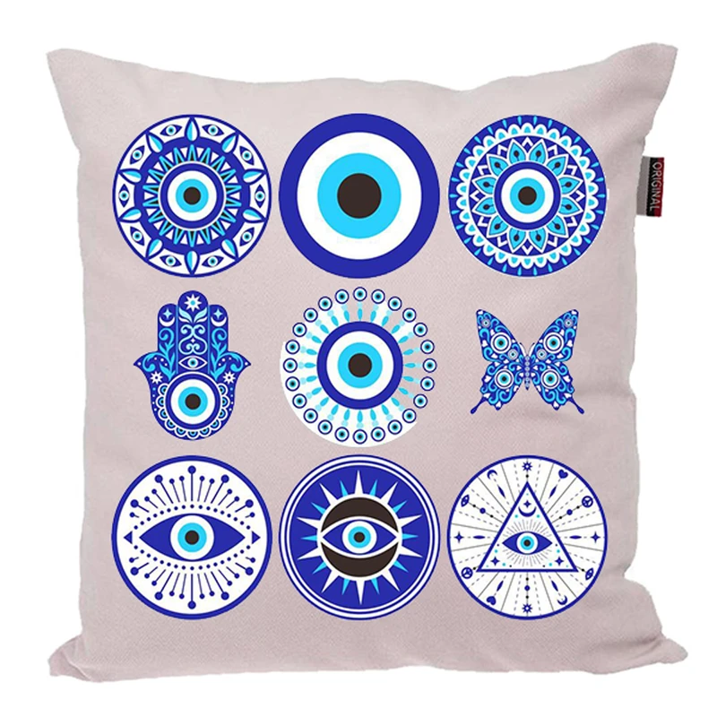 کوسن ناریکو مدل فانتزی طرح چشم نظر کد 05658